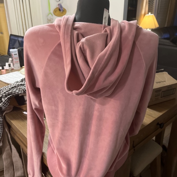NWT Soft velour Embrace Life hoodie - Picture 3 of 7